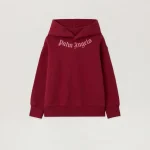 Neck Logo Brick Red Hoodie