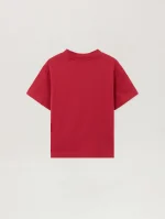 Neck Logo Brick Red T-Shirt-1