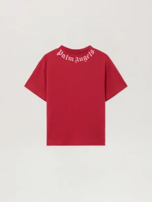 Neck Logo Brick Red T-Shirt
