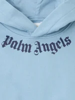 Neck Logo Light Blue Hoodie-2
