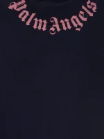 Neck Logo Navy Blue Sweatshirt-2