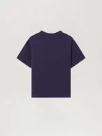 Neck Logo Navy Blue T-Shirt-1