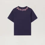 Neck Logo Navy Blue T-Shirt