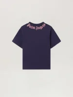 Neck Logo Navy Blue T-Shirt