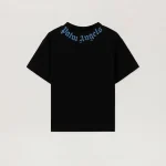 Neck Logo Regular Black T-Shirt