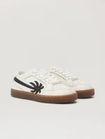 New Palm 1 White Black Logo Sneaker-1