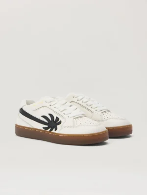 New Palm 1 White Black Logo Sneaker-1