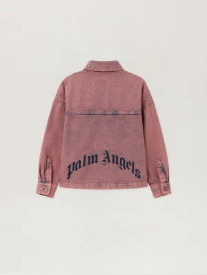 Overdye Denim Crop Shirt-1