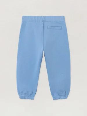 Oversized Logo Dusty Blue Sweatpant-1