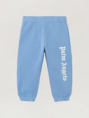Oversized Logo Dusty Blue Sweatpant