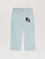 PA Marble Treat Light Blue Cargo Pant-1