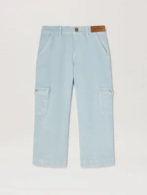 PA Marble Treat Light Blue Cargo Pant
