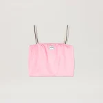 PA Track Satin Rose Pink Top