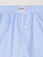 Pa Over Rhinestone Mini Dusty Blue Skirt-2