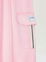 Pa Track Satin Rose Pink Sand Cargo Pant-2