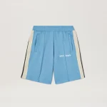 Palm Angels Track Dusty Blue Short