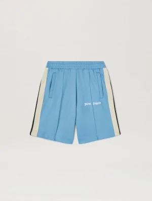 Palm Angels Track Dusty Blue Short