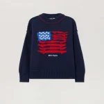 Palms Flag Navy Blue Sweater