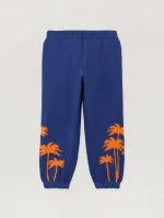 Palms Knit Cobalt Blue Pant - Image 2