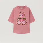 Punk Bear Antique Rose T-Shirt