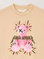 Punk Bear Beige T-Shirt-2