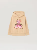 Punk Bear Beigi Hoodie