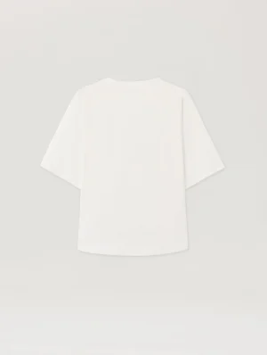 Solarized Palms Off White T-Shirt-1