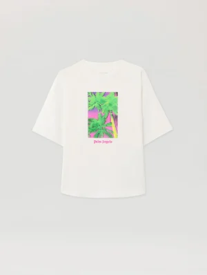 Solarized Palms Off White T-Shirt