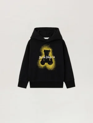 Spray Bear Black Hoodie