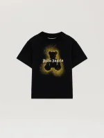 Spray Bear Graphic Black T-Shirt