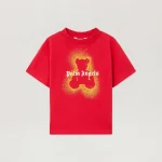 Spray Bear Graphic Red T-Shirt