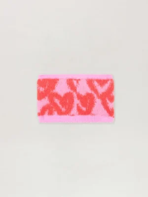 Spray Hearts Knit Collar-1