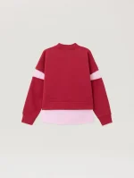 Stripes Hybrid Brick Red Sweatshirt-1