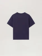 Tic Tac Toe Navy Blue T-Shirt-1