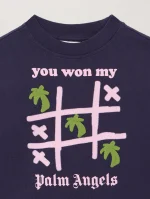 Tic Tac Toe Navy Blue T-Shirt-2