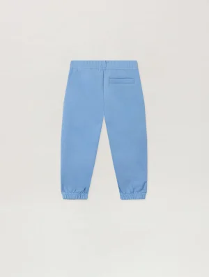 Tonal Logo Track Dusty Blue Sweatpant-1