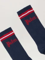 Track Navy Blue Socks-1
