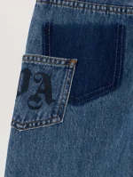 Wide Leg Light Blue Denim Pant-2