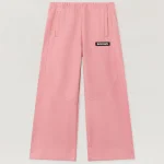 Wide-leg Antique Rose Track Pant