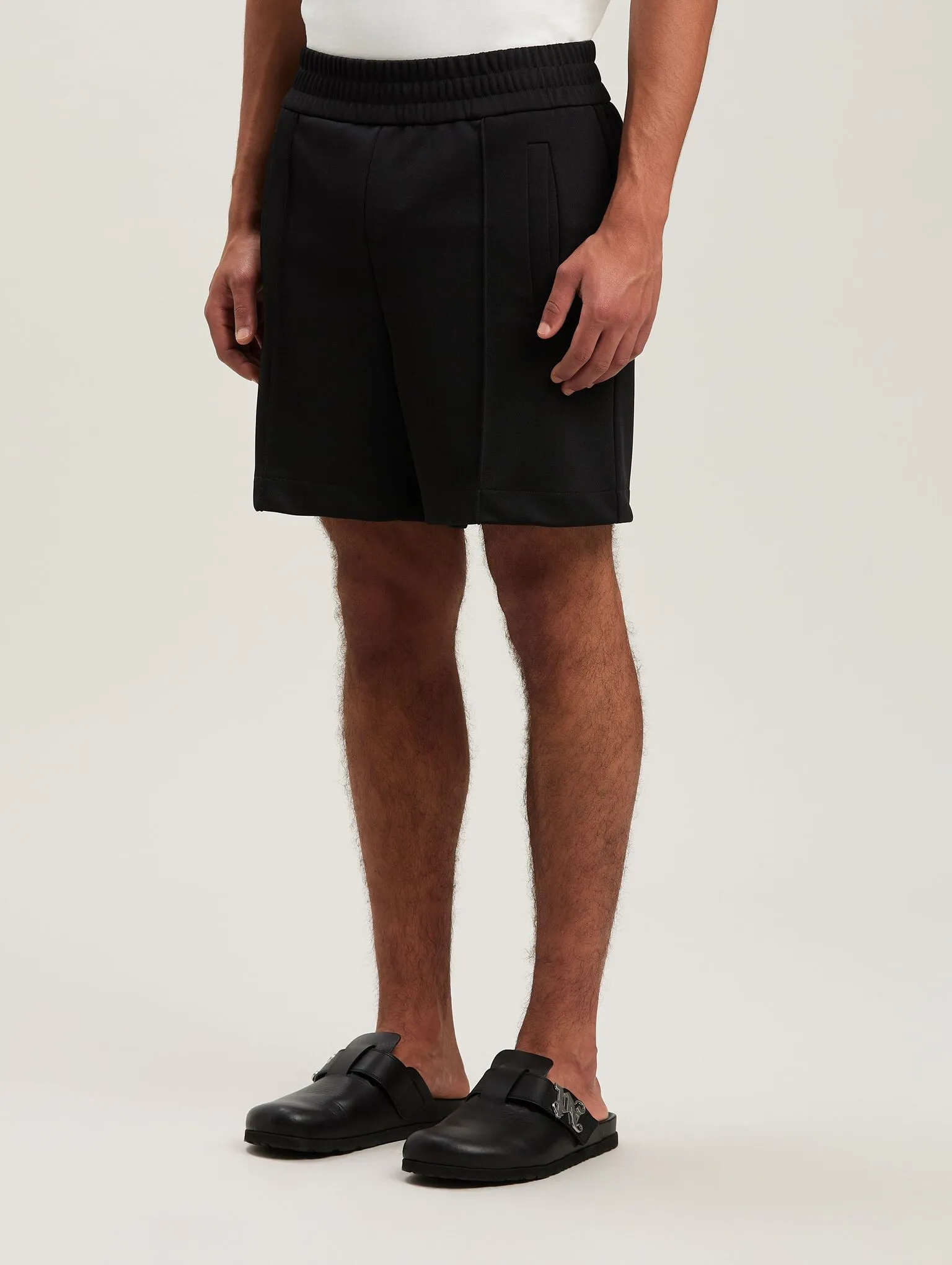 back-curved-logo-black-track-shorts-2 back-curved-logo-black-track-shorts-2