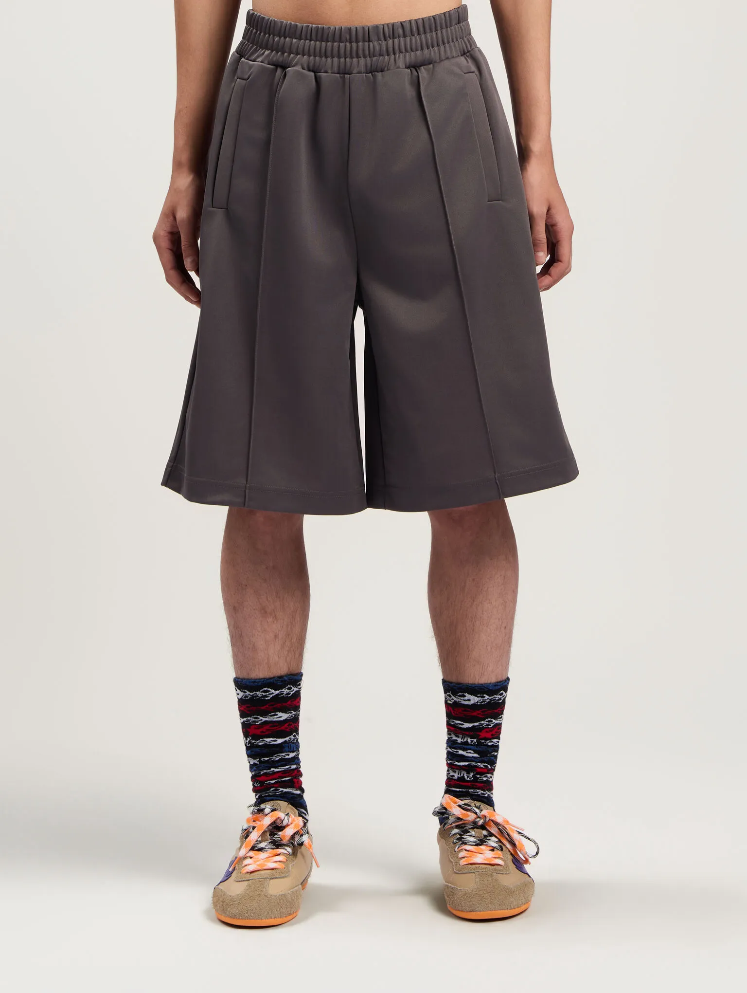 back-curved-logo-dark-grey-track-shorts-1 back-curved-logo-dark-grey-track-shorts-1