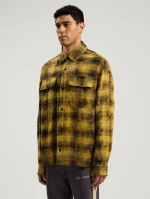 curved-logo-army-green-check-shirt-2