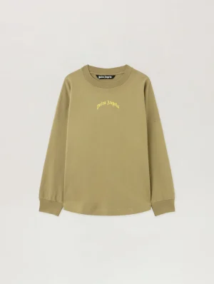 curved-logo-army-green-long-sleeve-t-shirt