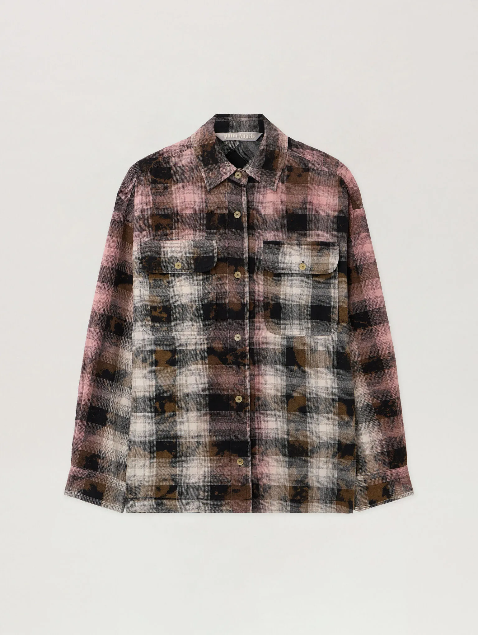 curved-logo-coated-checkshirt curved-logo-coated-checkshirt