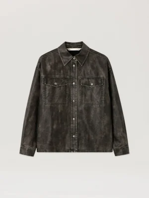 curved-logo-coated-dark-grey-overshirt