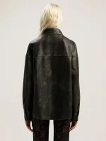 curved-logo-coated-dark-grey-overshirt-4