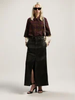 curved-logo-coated-long-skirt-1