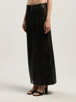 curved-logo-coated-long-skirt-3