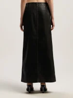 curved-logo-coated-long-skirt-4
