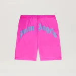 curved-logo-fuchsia-swimshorts